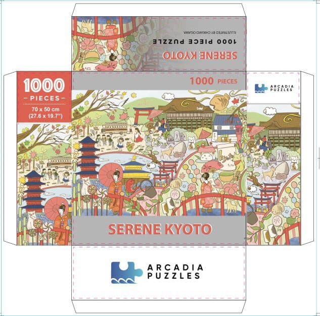 Serene Kyoto Puzzle box art
