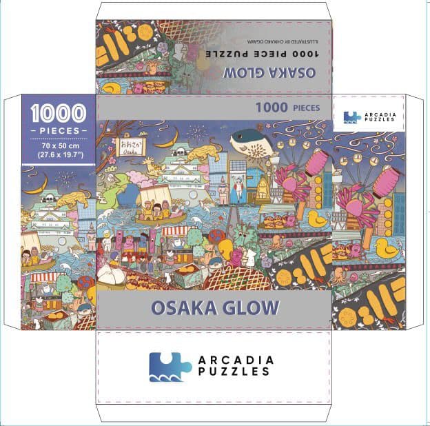 Osaka Glow Puzzle box art
